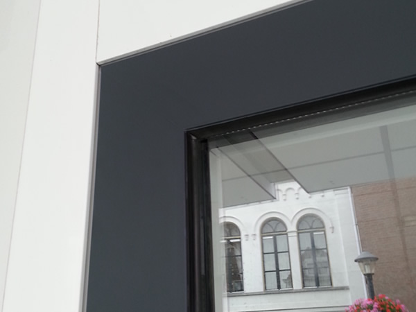 Deur coating grijs